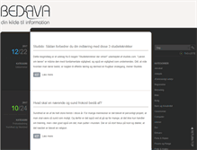 Tablet Screenshot of bedava.dk